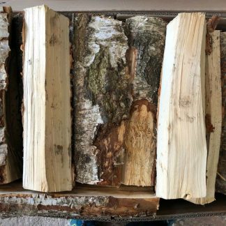 180 kg Trockenes Birkenholz für Kamin und Ofen – Scheitlänge 25 cm – Ansicht 1