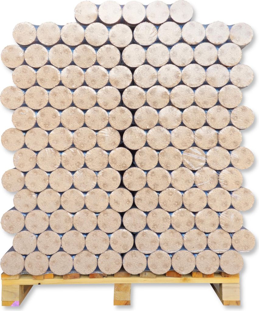 2000 kg Nestro Hartholzbriketts (Buche & Eiche) - 200 x 10 kg auf Palette – Ansicht 2