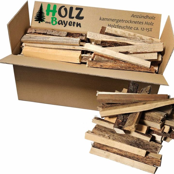 30 kg Anzündholz zum effizienten Anfeuern von Kaminen und Grills – Ansicht 1