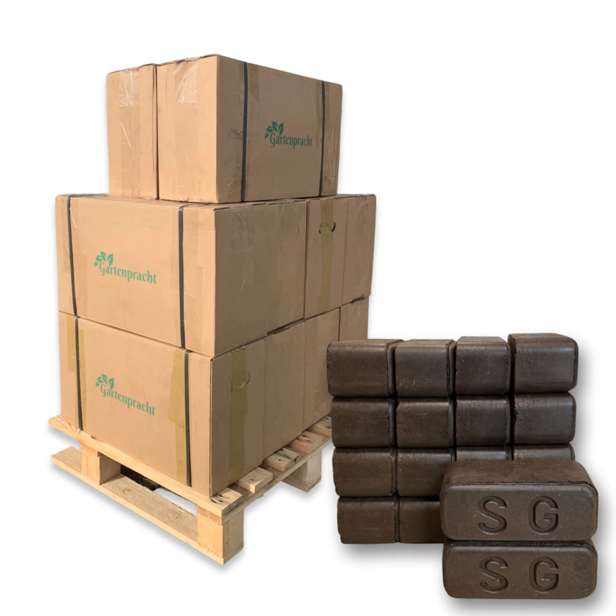 300KG Palette Premium Torf aus DE. Vergleichbar Kohle Heizen | 300kg
