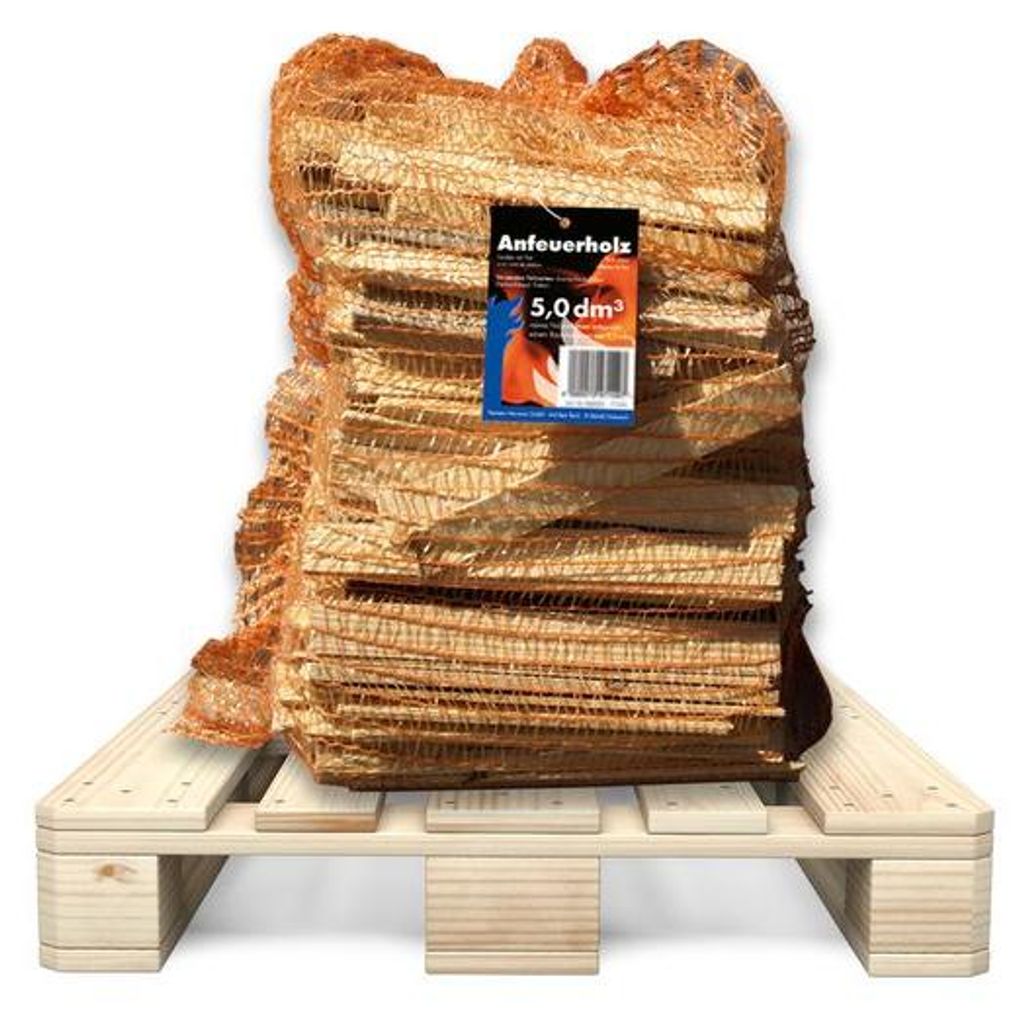 Anfeuerholz Kiefer 259 kg – Ideal für Kamin und Ofen – Ansicht 1