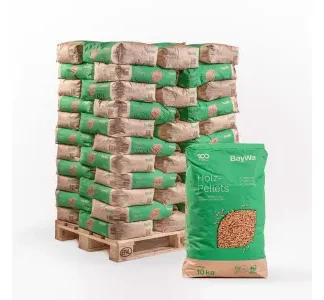 BayWa Holzpellets (10 kg Papiersack, 660 kg Palette) | 10 kg
