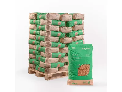 BayWa Holzpellets (10 kg Papiersack, 660 kg Palette) | 10 kg