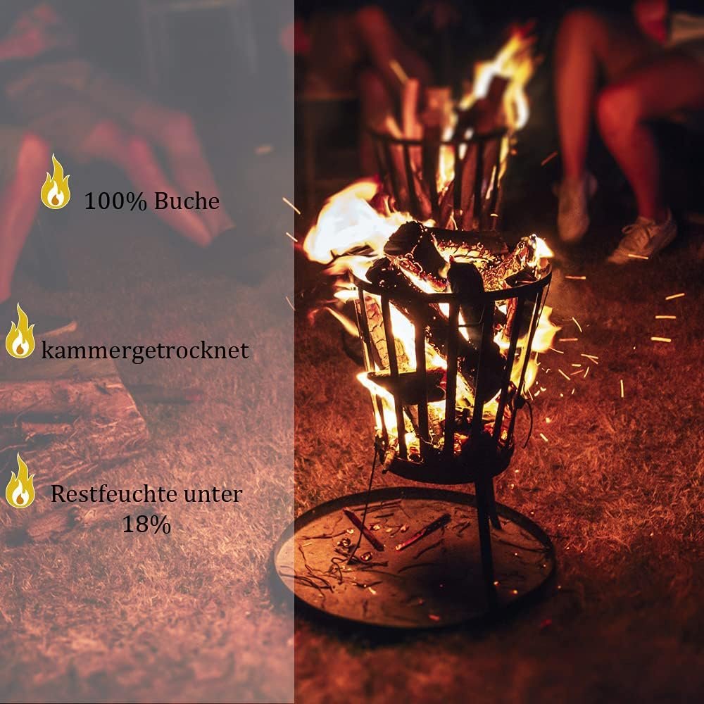 Brennholz Holz 30 kg Für und Kaminofen Feuerschale Grill Buche