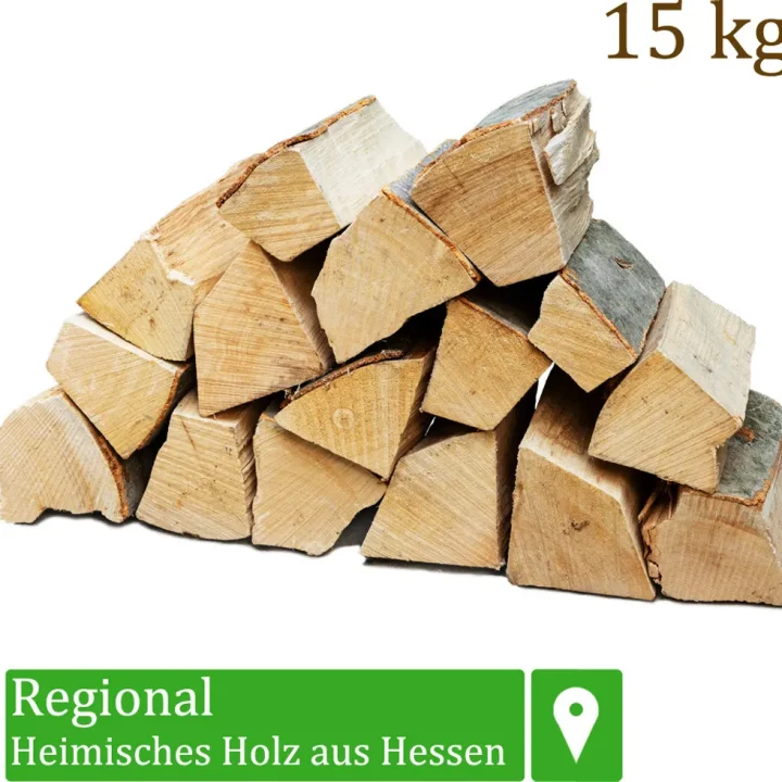 Brennholz Kaminholz Holz 15 kg Für Ofen und Kamin Kaminofen Feuerschale Grill Buche Feuerholz Buchenholz Holzscheite Wood 25 cm Flameup