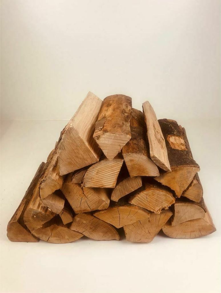Brennholz Paket 240 kg Buche und Esche – Optimal für Kamin und Ofen, 25 cm Scheite, 624 l – Ansicht 1