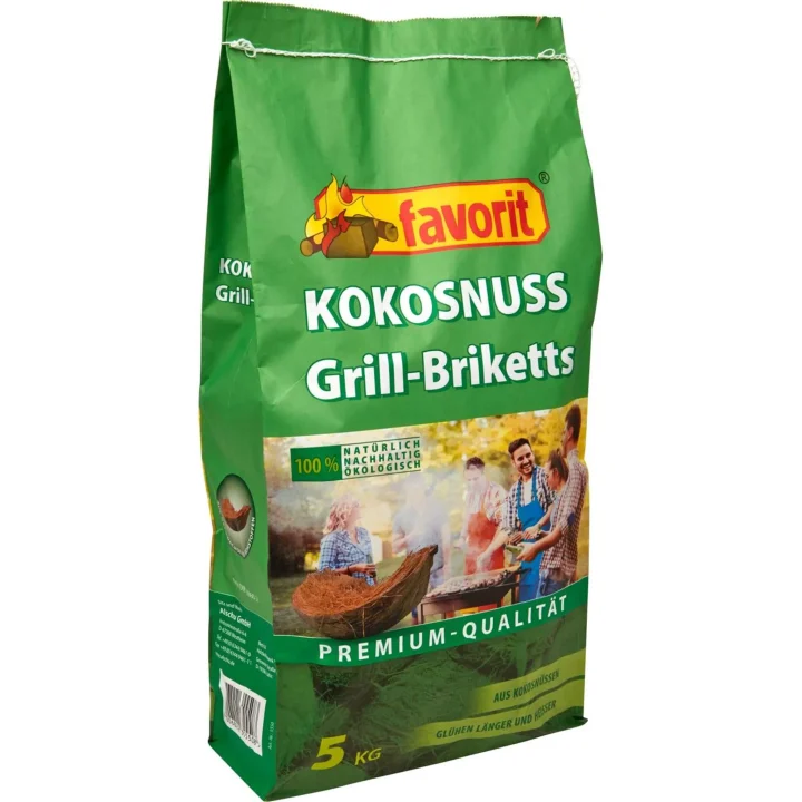 Favorit Kokos Grillbriketts 5 kg | 5 kg – Kaminofen