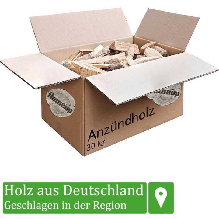 Flameup Anzündholz Buche 30 kg – Hochwertige Anfeuerhilfe für Kamin und Grill – Ansicht 1