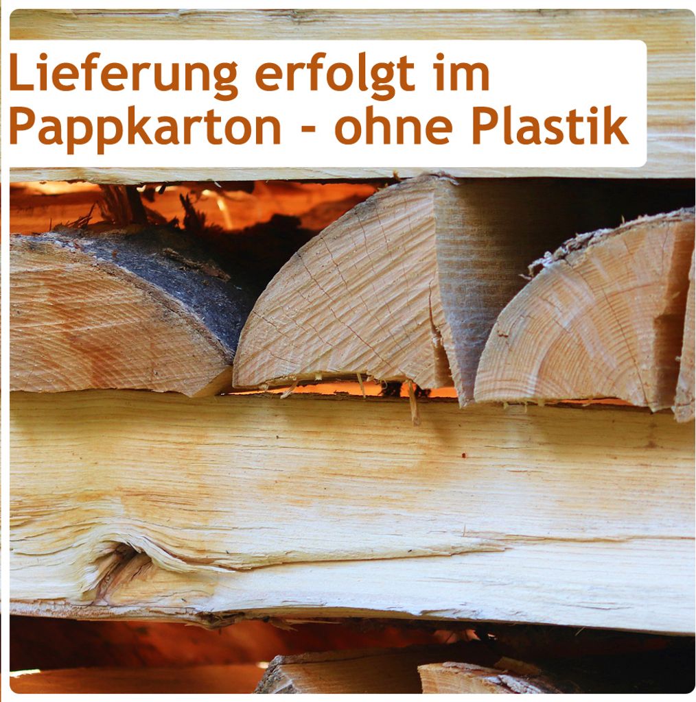 Flameup Ofenfertiges Kaminholz aus 100% Buche, 10kg, 30cm Scheitlänge – Ansicht 5