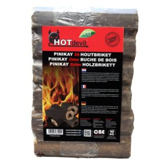Gemischte Holzbriketts Pini Kay 100% Eiche + Nestro Eiche Palette