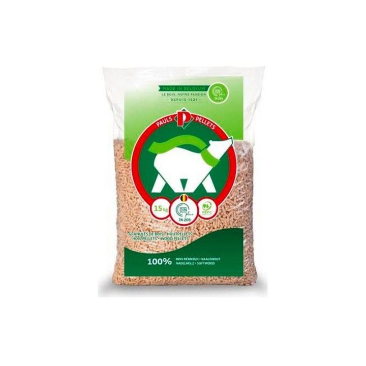 Halbe Palette PAULS Holzpellets Pellets 35 Säcke – 525kg | 525kg