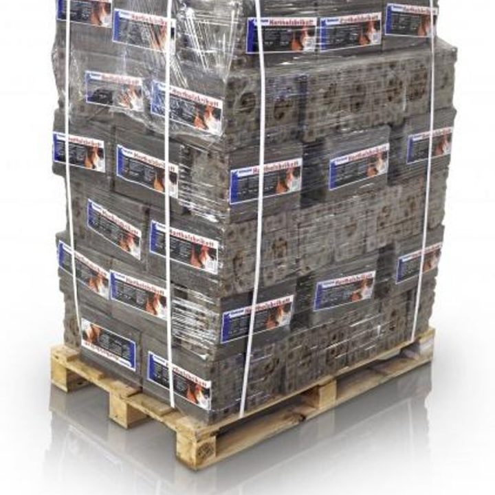 Hamann Hartholzbriketts 8-eckig (960 kg) – Hochwertige Brennstoffe für heimische Öfen – Ansicht 1