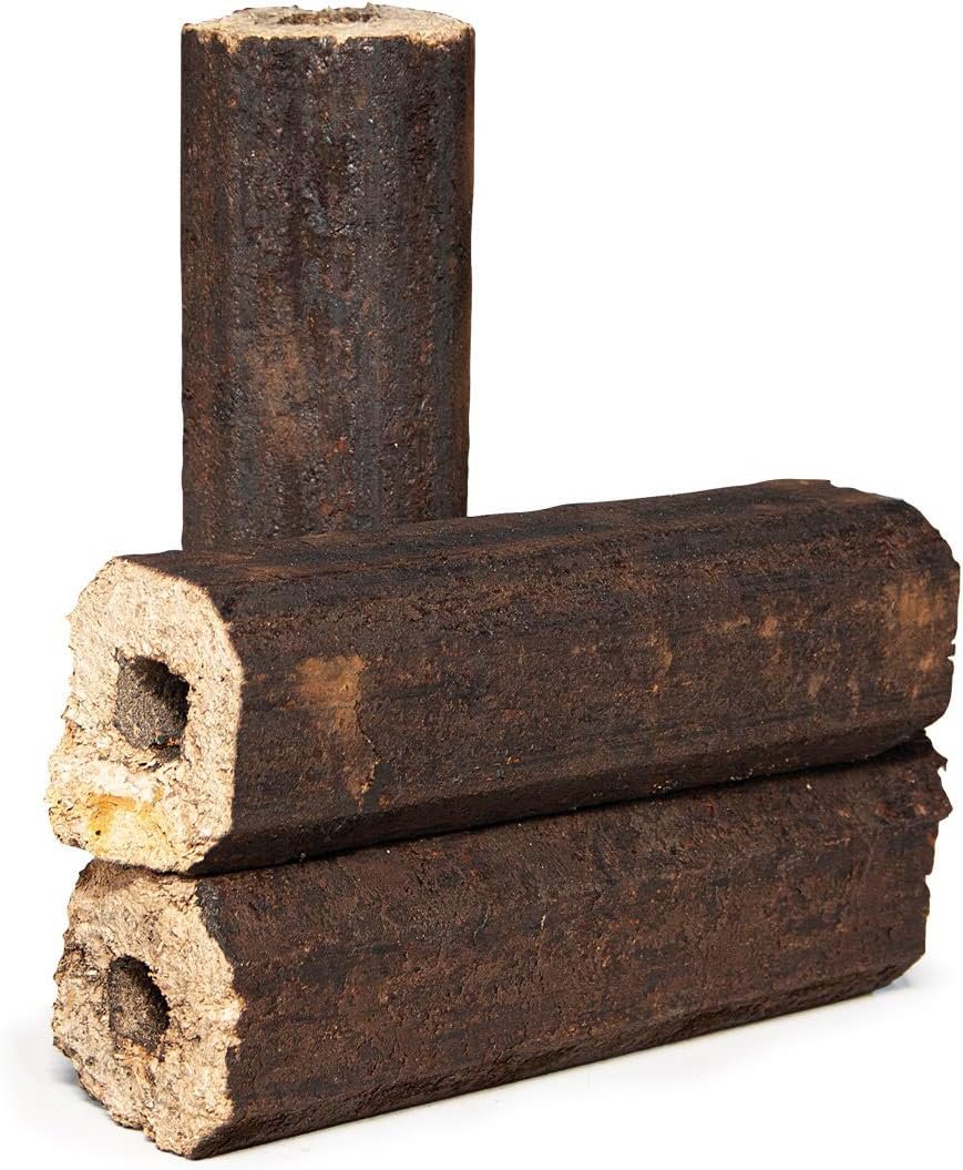 HEIZFUXX Holzbriketts Hartholz Pinikay Octagon Brenn Holz Grill Smoker