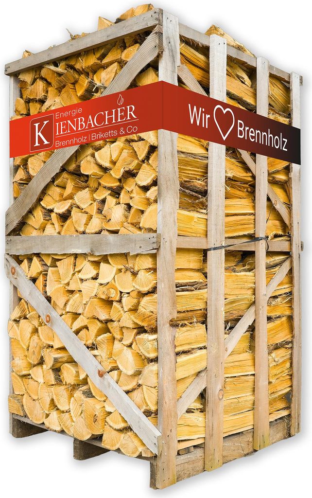 Hochwertiges Akazien-Brennholz 33 cm – 1,8 RM in praktischer Holzbox – Ansicht 1