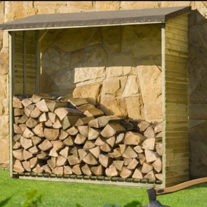 Kaminholzregal, Brennholzregal 188x69x183 cm Holz kdi | 183 cm