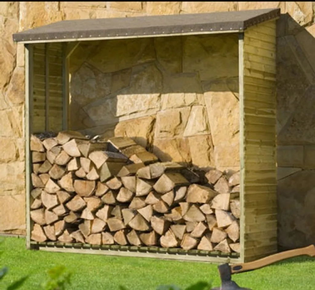 Kaminholzregal, Brennholzregal 188x69x183 cm Holz kdi | 183 cm