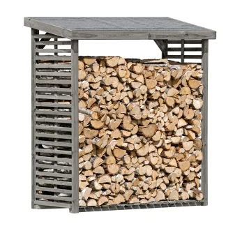 Kaminholzregal FLAMMO L – Kaminofen