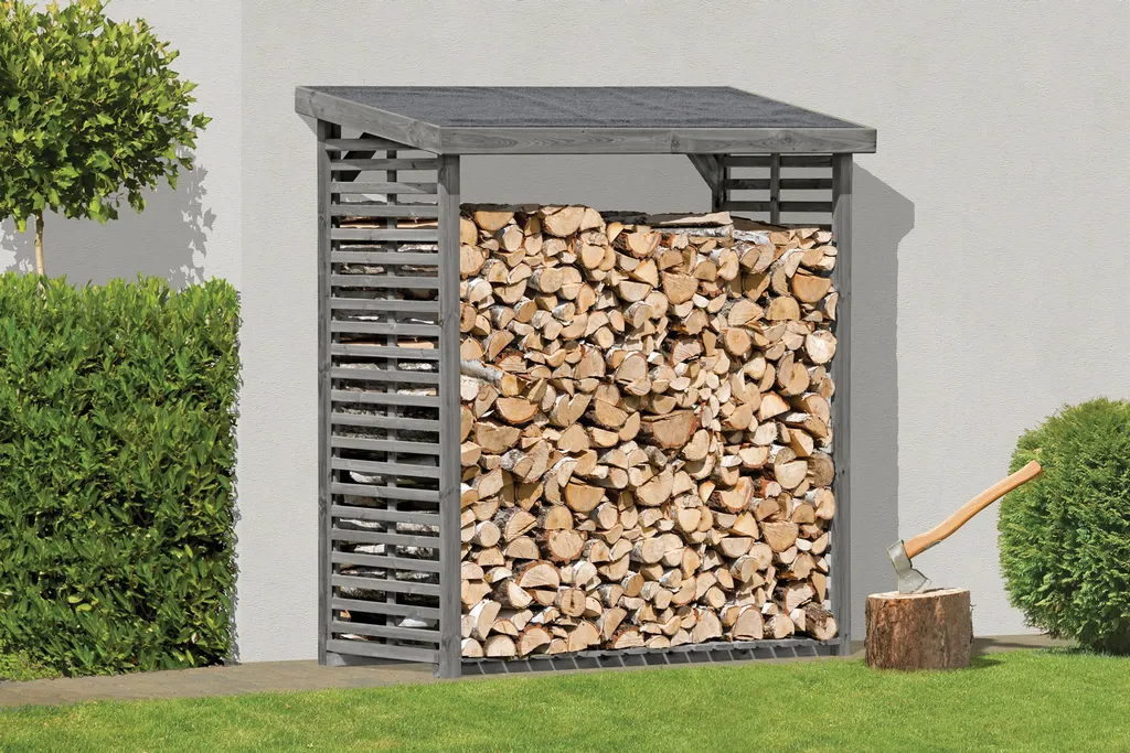 Kaminholzregal FLAMMO L – Kaminofen