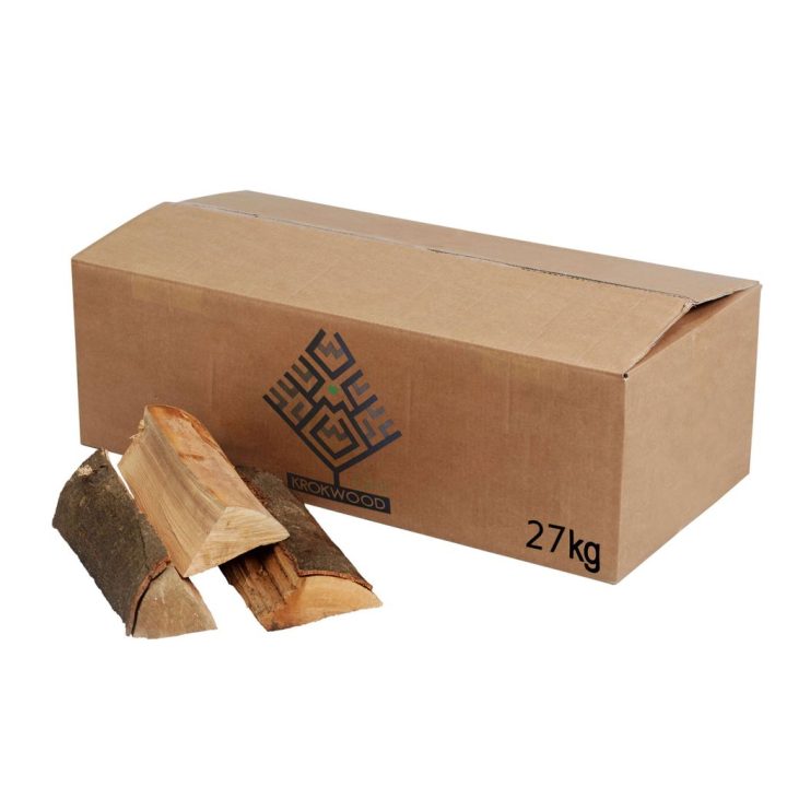Krok Wood Buchenbrennholz, 27 kg, 33 cm für Kaminofen und Feuerstelle - Ofenbereit und ökologisch – Ansicht 1