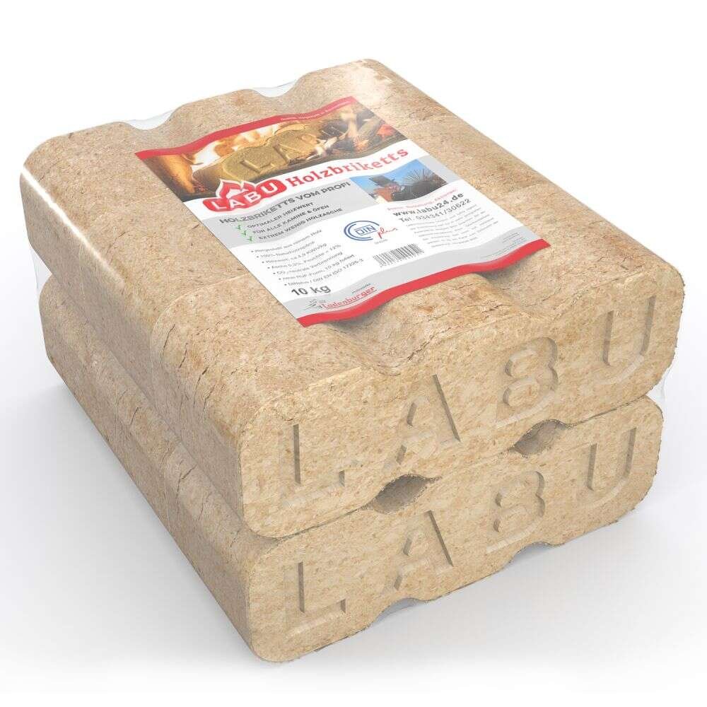 LABU Holzbriketts vom Profi 96 X 10 KG ( 960kg) | 10 kg – Kaminofen