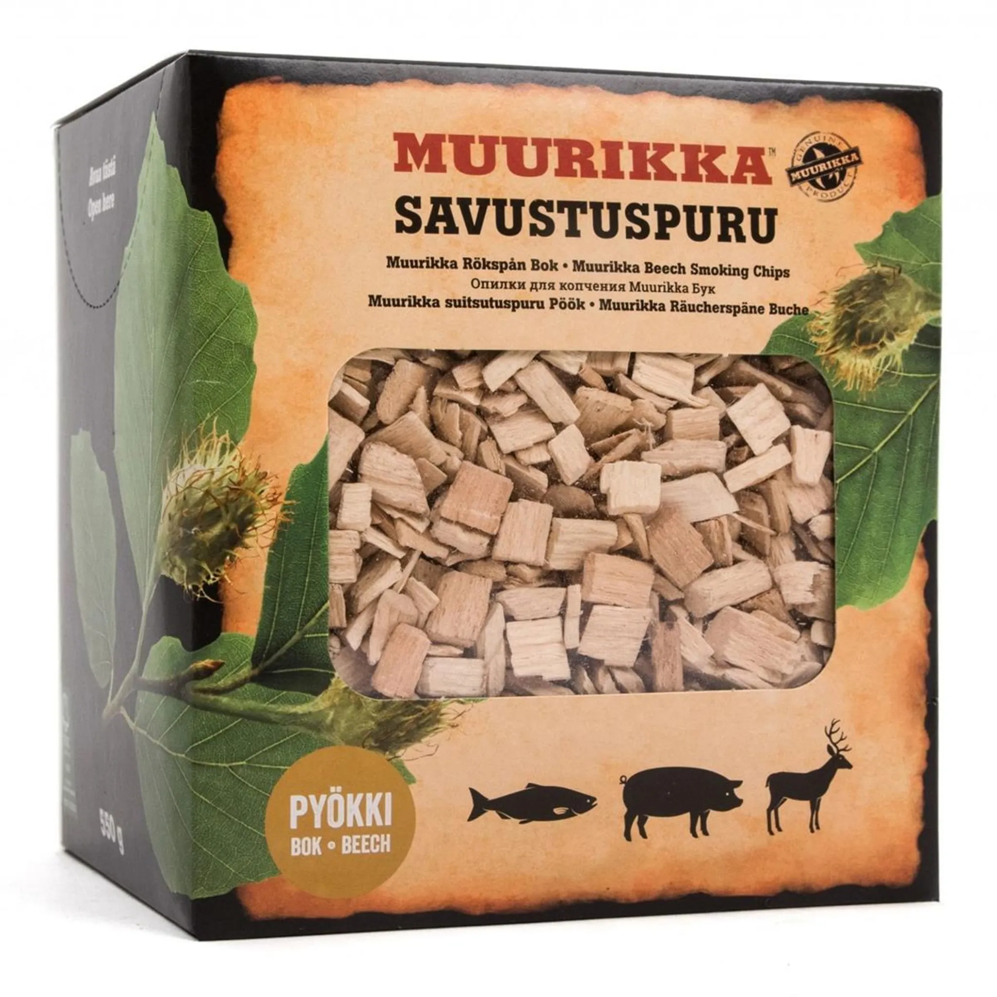 Muurikka Räucherchips ‘Buche’ – Kaminofen