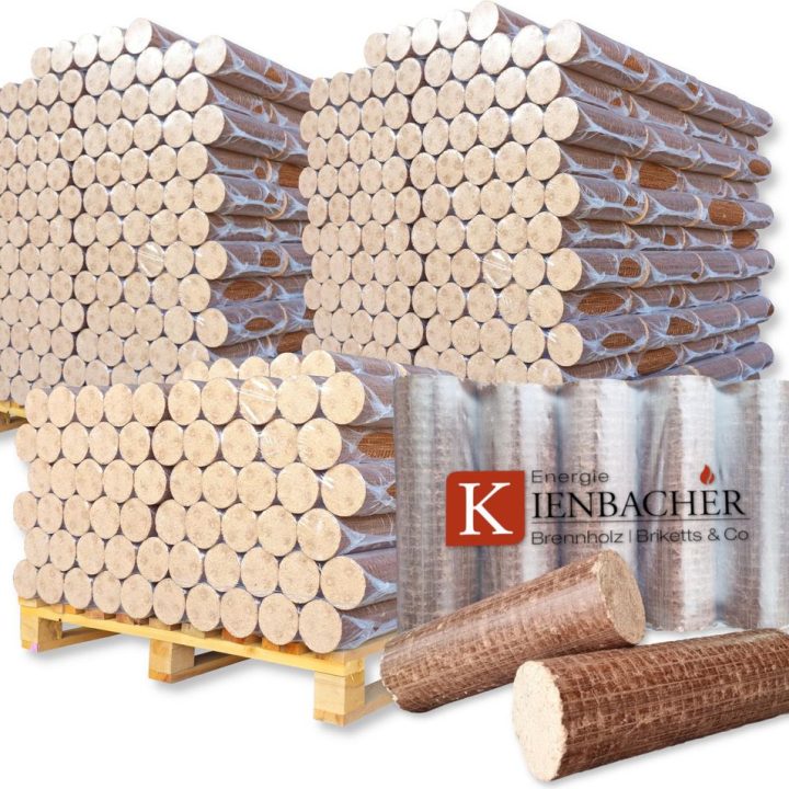 Nestro Hartholz-Briketts aus Buche & Eiche | 2500 kg in PE-Bags – Ansicht 1