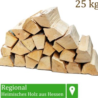 Ofenfertiges Buchenbrennholz 25 kg – Perfekt für Kamin, Ofen und Grill – Ansicht 1