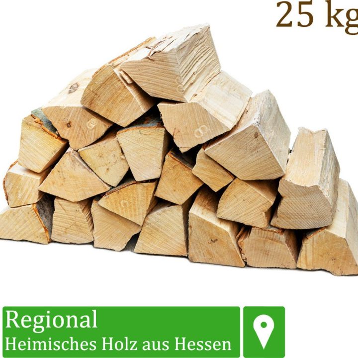 Ofenfertiges Buchenbrennholz 25 kg – Perfekt für Kamin, Ofen und Grill – Ansicht 1