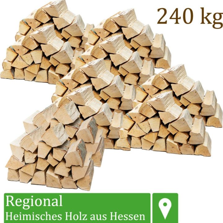 Ofenfertiges Buchenholz 240 kg für Kamin und Grill – Ansicht 1