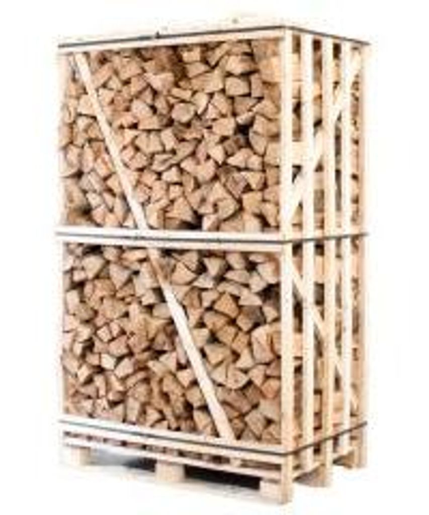 Palette kammergetrocknetes Buchen Brennholz, 33 cm, 900 kg – Ansicht 1