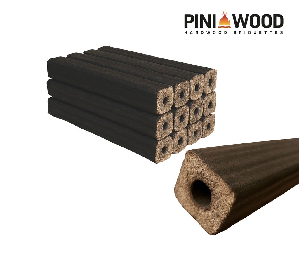 PINI Kay Eichenholzbriketts 33 cm – 30 kg Hochwertige Hartholz-Briketts für effizientes Heizen – Ansicht 5