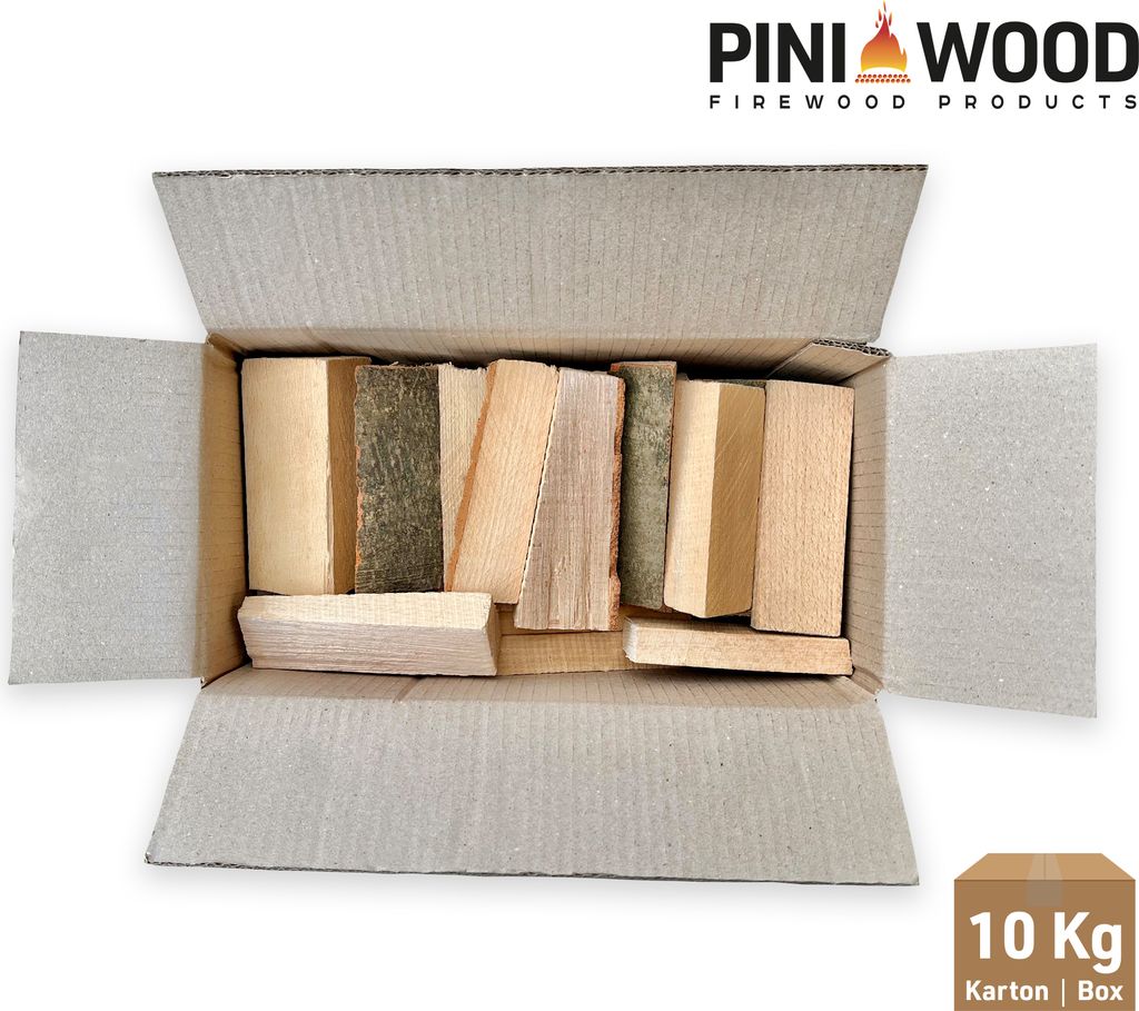 PINI Mini Brennholz Buche 15 cm – Ideal für tragbare Pizzaöfen – Ansicht 2
