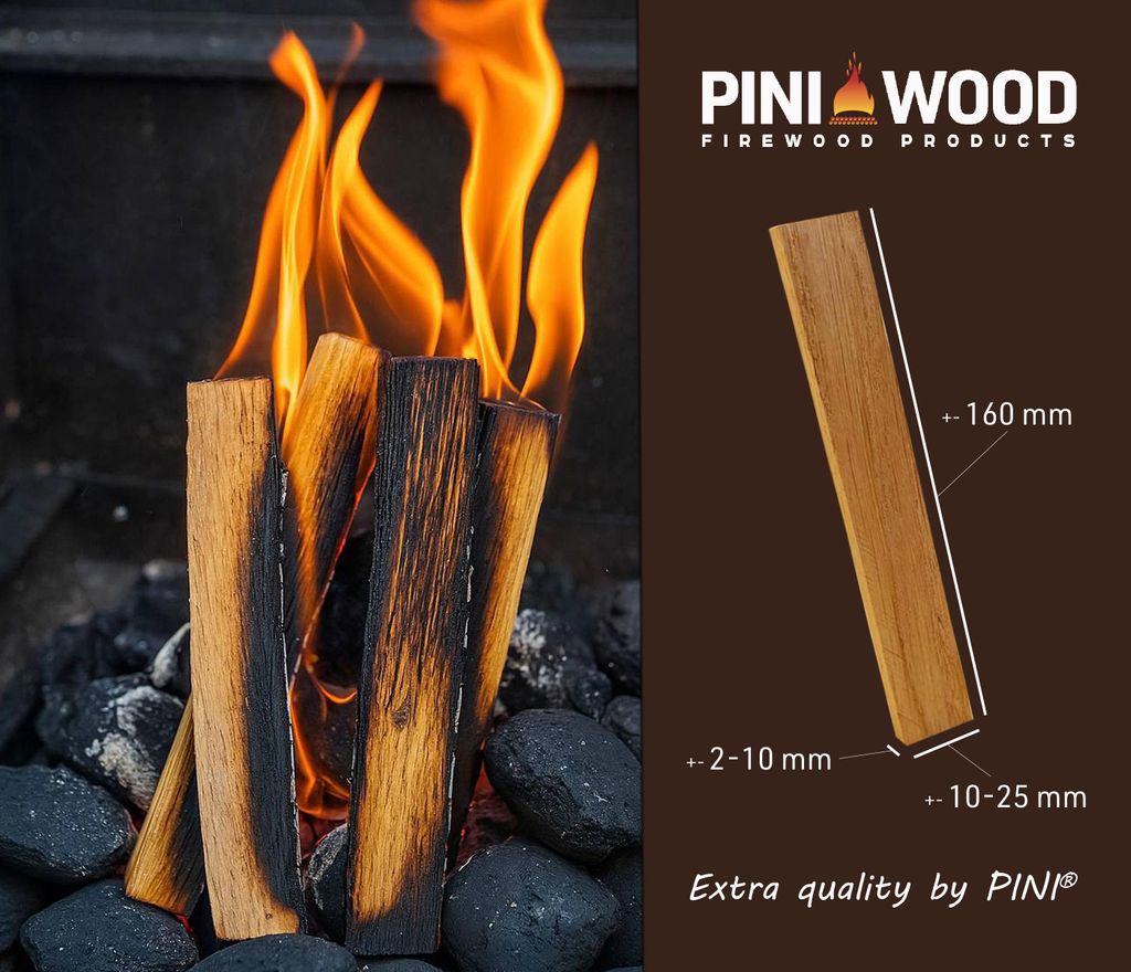Premium Eichen-Anzündholz 15 kg – Hochwertiges Anfeuerholz für Kamin und Grill – Ansicht 2