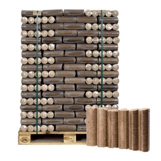 Premium-Holzbriketts 960kg auf Palette | 960kg – Kaminofen