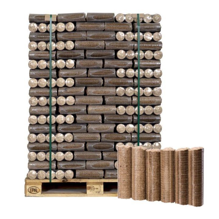 Premium-Holzbriketts 960kg auf Palette | 960kg – Kaminofen