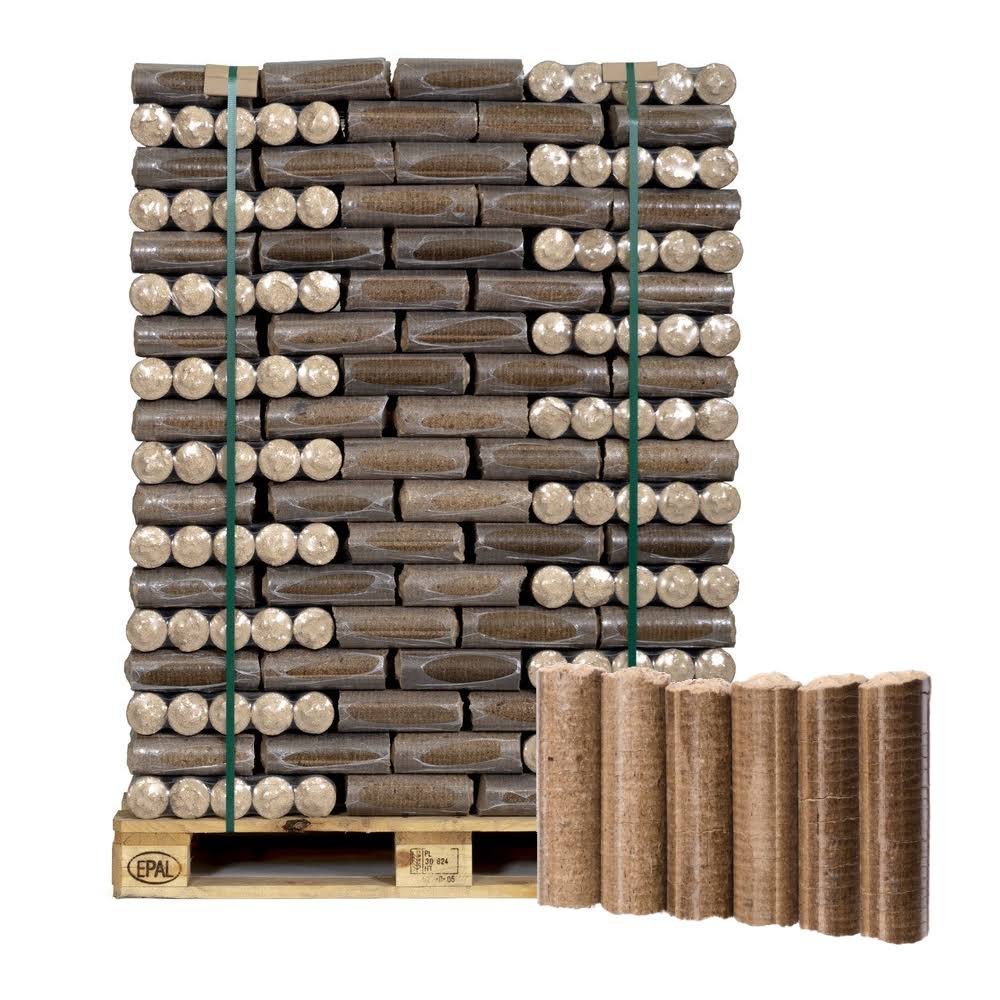 Premium-Holzbriketts 960kg auf Palette | 960kg – Kaminofen