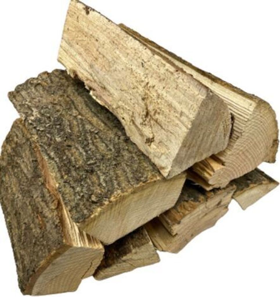 Premium Kaminholz: 90 kg Buchen- und Eschenholz, 25 cm lang – Ansicht 2