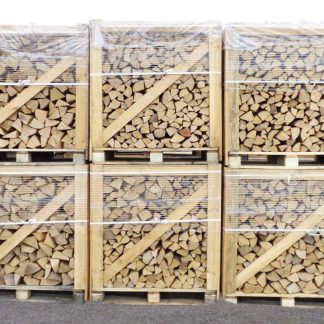 Premium Kaminholz aus getrockneter Eiche – 1 RM, 30-32 cm, ca. 476 kg, ofenfertig – Ansicht 1