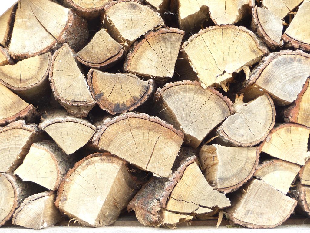 Premium Kaminholz aus getrockneter Eiche – 1 RM, 30-32 cm, ca. 476 kg, ofenfertig – Ansicht 2