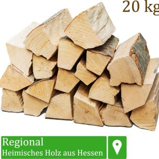 Premium Kaminholz Buche - Ofenfertig, 20 kg, 25 cm Scheite aus Hessen – Ansicht 1