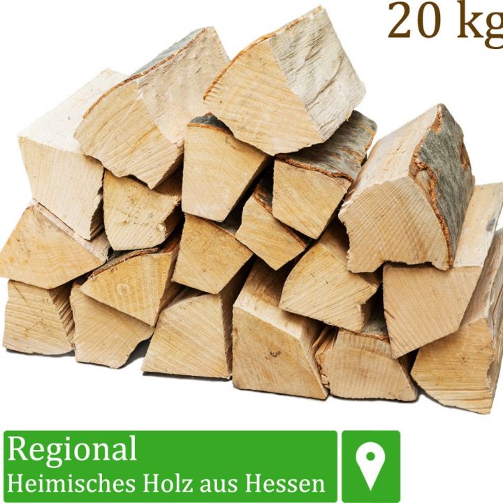 Premium Kaminholz Buche - Ofenfertig, 20 kg, 25 cm Scheite aus Hessen – Ansicht 1