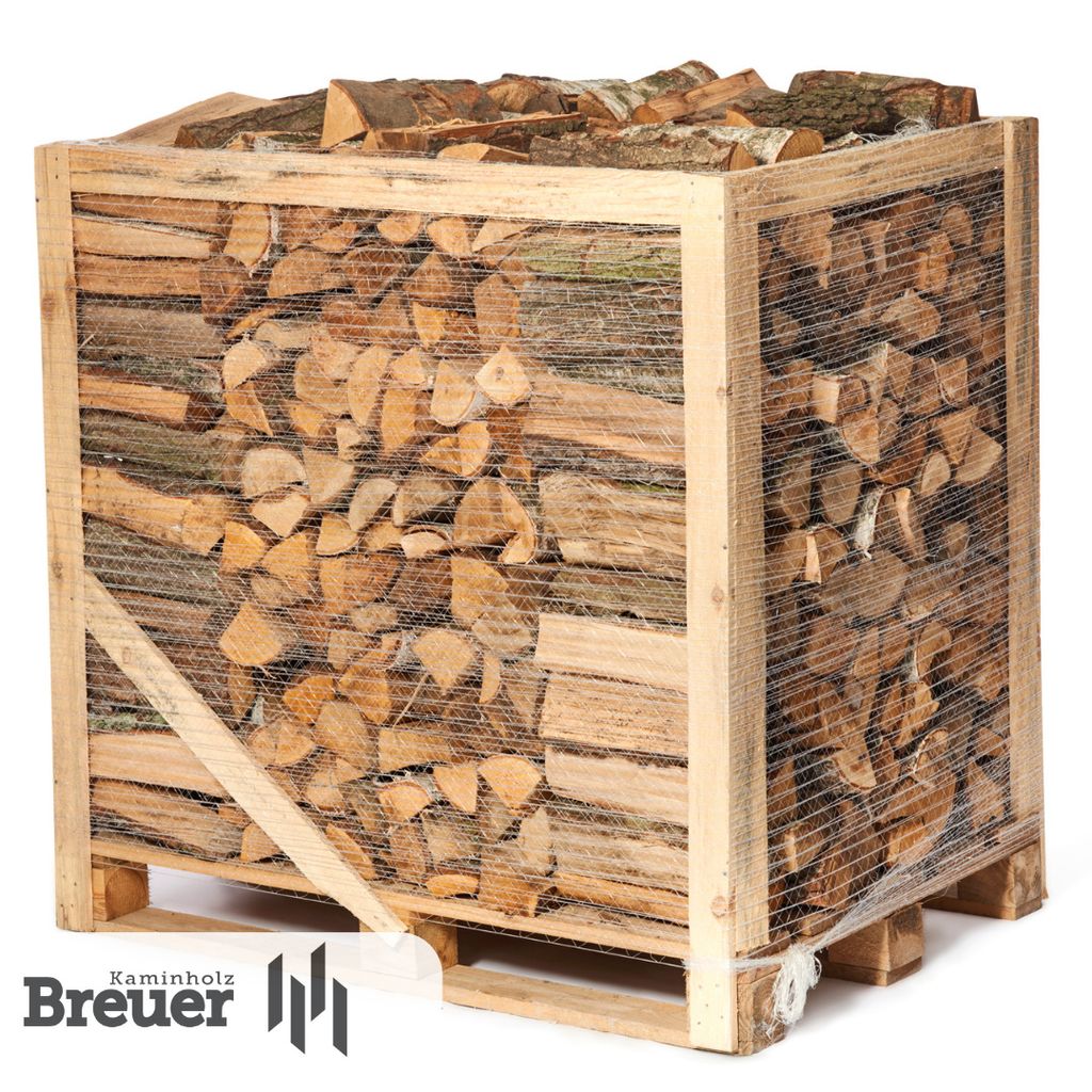 Premium Kaminholz Mix - Buchenholz, 1 RM, 25 cm Scheitlänge, 500 kg – Ansicht 1