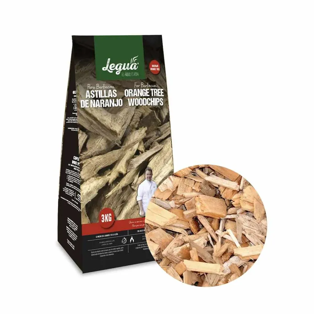 Räucherchips aus Orangenholz im 3kg Beutel | 3kg – Kaminofen