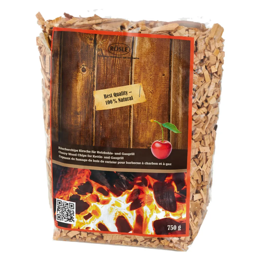 Räucherchips Rösle Kirsche 750g RÖSLE – Kaminofen
