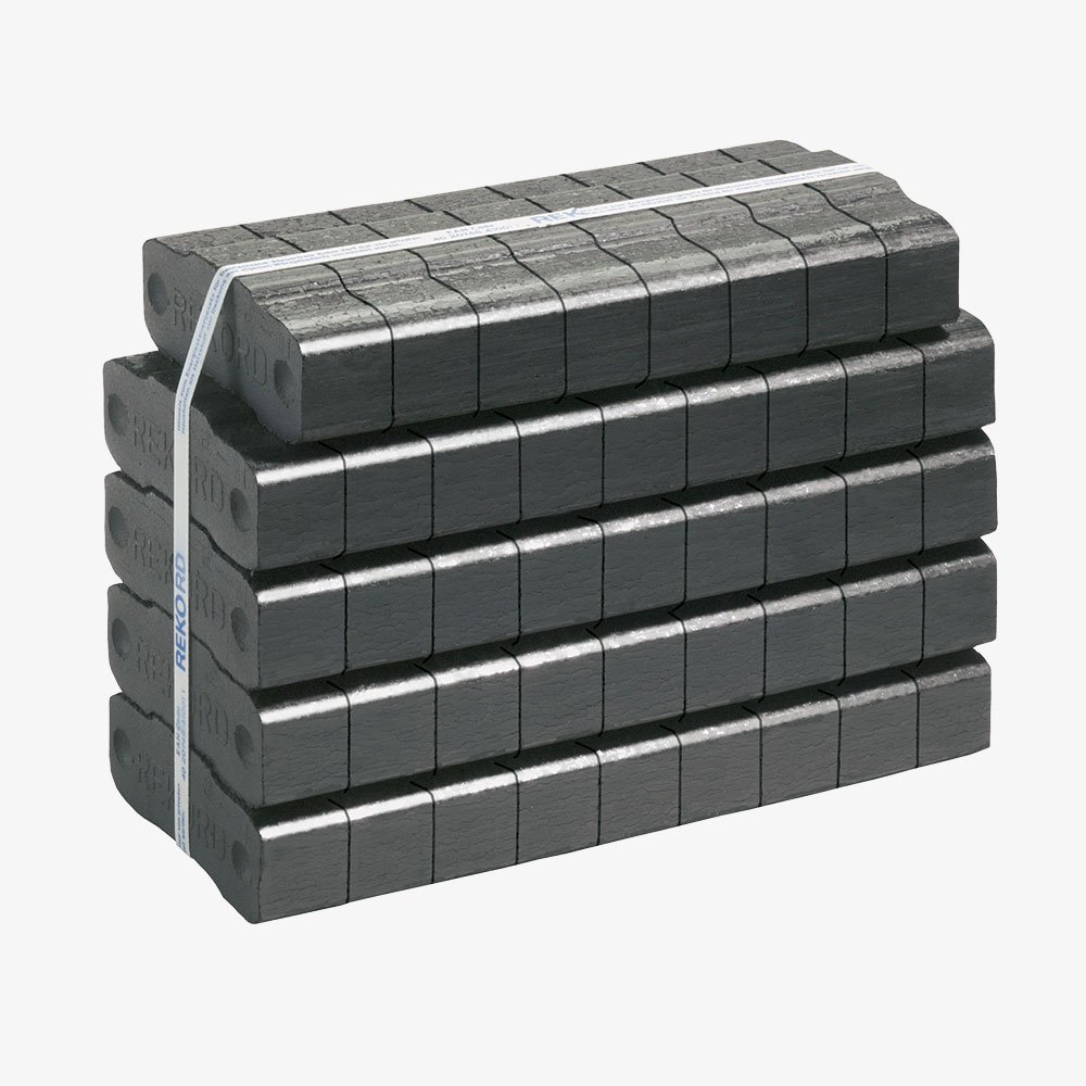 REKORD 25 kg Braunkohlebriketts als PAL (40 x 25 kg) | 25 kg – Kaminofen