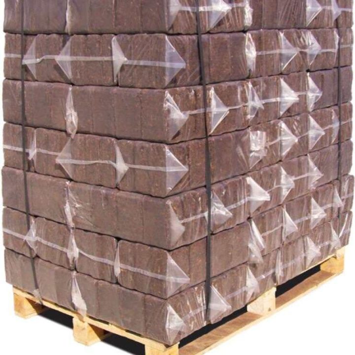 RUF Rindenbriketts Gluthalter für längere Heizphasen, 1000kg Palette – Ansicht 1