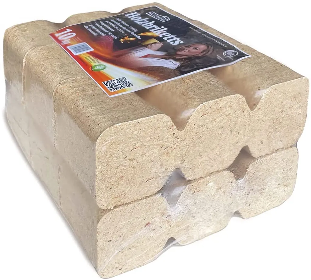 Uckermark Holzbriketts – 2 Pakete, 6 je Paket (20 kg) | 20 kg