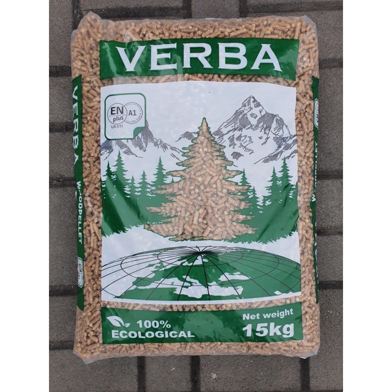 Verba Holzpellets / Einstreupellets 6mm 70×15 kg ENplus A1 | 6mm