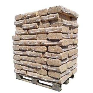 VERDICHTETES HOLZ – WALDZIEGEL – PALETTE ZU 1080 KG | 080 kg – Kaminofen