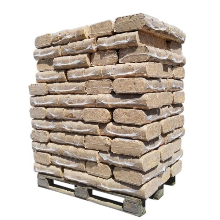VERDICHTETES HOLZ – WALDZIEGEL – PALETTE ZU 1080 KG | 080 kg – Kaminofen